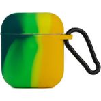 Case 4U Apple Airpods Silikon Kılıf Airbag 29 NO21 Turuncu - Sarı