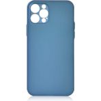 Case 4U Apple iPhone 12 Pro Max Kılıf Ultra İnce Esnek Transparan Slims Kapak Saks Mavi
