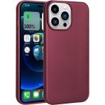 Case 4U Apple iPhone 14 Pro Max Kılıf Klasik Mat Silikon Lüks Arka Kapak Premier Mürdüm