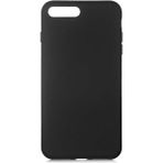 Case 4U Apple iPhone 8 Plus / 7 Plus Kılıf LSR Lansman Kapak İçi Kadife Soft Yumuşak Dokulu Liquid Silikon Siyah