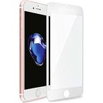 Case 4U Apple iPhone Se 2022 / Se 2020/8 / 7 Uyumlu Tam Kaplayan Mat Seramik Ekran Koruyucu Parmak Izi Yapmaz Kırılmaz Cam Beyaz