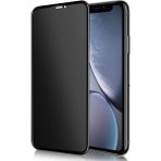 Case 4U Apple iPhone XR - iPhone 11 Ekran Koruyucu Temperli Kırılmaz Privacy Hayalet Gizliklik Filtreli Siyah