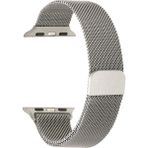Case 4U Apple Watch Seri 1/2/3/4/5/6/7/8/SE/Ultra 38mm 40mm 41mm 42mm 44mm 45mm 49mm Kordon Kayış Metal Hasır Milano Loop KRD-01 New Gray - Gri - Grey