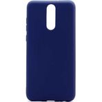 Case 4U Huawei Mate ile uyumlu 10 Lite Kılıf Klasik Mat Renkli Yumuşak Premier Silikon Lacivert HBCV00000AS8C2