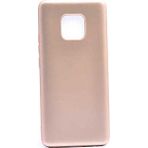 Case 4U Huawei Mate ile uyumlu 20 Pro Kılıf Klasik Mat Renkli Yumuşak Premier Silikon Altın HBV00000F2ZHE