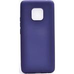 Case 4U Huawei Mate ile uyumlu 20 Pro Kılıf Klasik Mat Renkli Yumuşak Premier Silikon Lacivert HBV00000F2ZHB