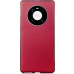 Case 4U Huawei Mate ile uyumlu 40 Pro Kılıf Klasik Mat Renkli Yumuşak Premier Silikon Koyu Mor* HBV00001AP1HB