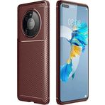 Case 4U Huawei Mate ile uyumlu 40 Pro Kılıf Rugged Armor Karbon Uzun Ömürlü Negro Kılıf Kahverengi HBV00001A00P1