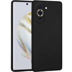 Case 4U Huawei Nova 10 Kılıf Klasik Mat Renkli Yumuşak Premier Silikon Siyah
