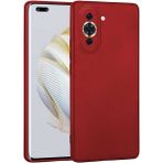 Case 4U Huawei Nova 10 Pro Kılıf Klasik Mat Renkli Yumuşak Premier Silikon Kırmızı