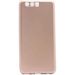 Case 4U Huawei P10 ile uyumlu Lite Kılıf Klasik Mat Renkli Yumuşak Premier Silikon Gold HBCV00000AS8H2