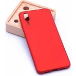 Case 4U Huawei P20 ile uyumlu Kılıf Klasik Mat Renkli Yumuşak Premier Silikon Kırmızı HBCV00000C7EN3