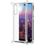 Case 4U Huawei P20 ile uyumlu Pro Kılıf Darbe Emici Köşe Korumalı Anti Shock Şeffaf Silikon Şeffaf HBV00000C0PQU