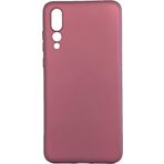 Case 4U Huawei P20 ile uyumlu Pro Kılıf Klasik Mat Renkli Yumuşak Premier Silikon Bordo HBV00000BHRR0
