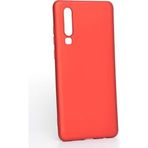 Case 4U Huawei P30 ile uyumlu Kılıf Klasik Mat Renkli Yumuşak Premier Silikon Kırmızı HBCV00000QK51E