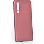 Case 4U Huawei P30 ile uyumlu Kılıf Klasik Mat Renkli Yumuşak Premier Silikon Mürdüm HBCV00000QK4Z2