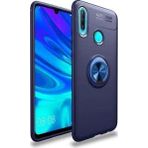 Case 4U Huawei P30 ile uyumlu Lite Kılıf Autofocus Shockprof Ravel Yüzüklü Standlı Slikon Kapak Lacivert HBV00000HUGQM