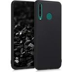 Case 4U Huawei P30 ile uyumlu Lite Kılıf Klasik Mat Renkli Yumuşak Premier Silikon Siyah HBV00000JCSEP