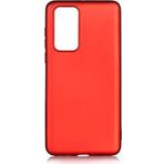 Case 4U Huawei P40 Kılıf Klasik Mat Renkli Yumuşak Premier Silikon Kırmızı