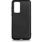Case 4U Huawei P40 Kılıf Klasik Mat Renkli Yumuşak Premier Silikon Siyah