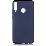 Case 4U Huawei P40 Lite E Kılıf Klasik Mat Renkli Yumuşak Premier Silikon Lacivert