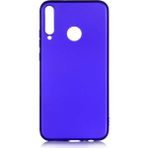 Case 4U Huawei P40 Lite E Kılıf Klasik Mat Renkli Yumuşak Premier Silikon Mavi