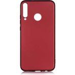 Case 4U Huawei P40 Lite E Kılıf Klasik Mat Renkli Yumuşak Premier Silikon Mürdüm