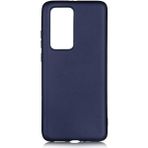 Case 4U Huawei P40 Pro Kılıf Klasik Mat Renkli Yumuşak Premier Silikon Lacivert