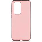 Case 4U Huawei P40 Pro Kılıf Klasik Mat Renkli Yumuşak Premier Silikon Rose Gold