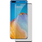 Case 4U Huawei P40 Pro Uyumlu Tam Kaplayan Mat Seramik Ekran Koruyucu Parmak Izi Yapmaz Kırılmaz Cam - Siyah
