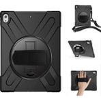 Case 4U iPad Pro 12.9 2018 (3.nesil) - Uyumlu Uyumlu C4U Defender Tablet Silikon-Siyah