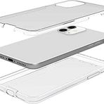 Case 4U iPhone 11 ile uyumlu Kılıf 360 Derece Tam Koruma Ön Arka Esnek Süper Enjoy Silikon Şeffaf HBCV00000LTH9S