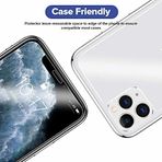 Case 4U iPhone 11 ile uyumlu Pro Ekran Koruyucu Sert Temperli Cam 9H Şeffaf HBV00000OTJPS