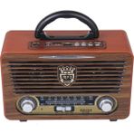 Case 4u Meirer M115 Dvs USB Sd Bluetooth Nostaljik Radyo - Kahverengi