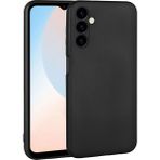 Case 4U Samsung Galaxy A24 Kılıf Kamera Korumalı Klasik Mat Renkli Yumuşak Premier Silikon Siyah