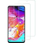Case 4U Samsung Galaxy A70 Uyumlu Tamperli Kırılmaz Cam Ekran Koruyucu - Şeffaf