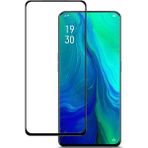 Case 4U Samsung Galaxy A80 Tam Kaplayan Tamperli Cam Ekran Koruyucu Curved Kırılmaz Kenar - Siyah