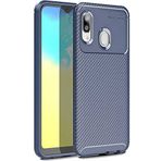 Case 4U Samsung Galaxy ile uyumlu A20E Kılıf Rugged Armor Karbon Uzun Ömürlü Negro Kılıf Lacivert HBCV00000Q0OXC