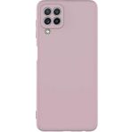 Case 4U Samsung Galaxy ile uyumlu A22 4G Kılıf Kamera Korumalı Içi Kadife Logosuz Mara Lansman Silinebilir Kılıf Rose Gold HBCV00000TXO3G