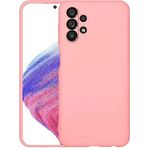 Case 4U Samsung Galaxy ile uyumlu A23 Uyumlu Kılıf Kamera Korumalı Içi Kadife Logosuz Mara Lansman Silinebilir Kılıf Açık Pembe HBCV00002LIQZH