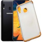 Case 4U Samsung Galaxy ile uyumlu A30 Glitter Kılıf Altın HBV00000JCSCN