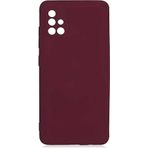 Case 4U Samsung Galaxy ile uyumlu A51 Kılıf Kamera Korumalı Içi Kadife Logosuz Mara Lansman Silinebilir Kılıf Koyu Mor HBCV00000FKIRU