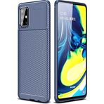 Case 4U Samsung Galaxy ile uyumlu A51 Kılıf Rugged Armor Karbon Uzun Ömürlü Negro Kılıf Lacivert HBCV00000Q0OS0