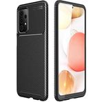Case 4U Samsung Galaxy ile uyumlu A52 Kılıf Rugged Armor Karbon Uzun Ömürlü Negro Kılıf Siyah HBCV000004TXZD