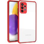 Case 4U Samsung Galaxy ile uyumlu A72 Kılıf ?Kaff Kırmızı HBCV00000W84ZB