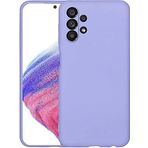 Case 4U Samsung Galaxy ile uyumlu A73 Uyumlu Kılıf Kamera Korumalı Içi Kadife Logosuz Mara Lansman Silinebilir Kılıf Lila HBCV00002E6MTM