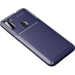 Case 4U Samsung Galaxy ile uyumlu M11 Kılıf Rugged Armor Karbon Uzun Ömürlü Negro Kılıf Lacivert HBV00000UOISD