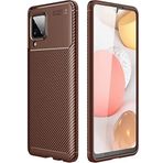 Case 4U Samsung Galaxy ile uyumlu M12 Kılıf Rugged Armor Karbon Uzun Ömürlü Negro Kılıf Kahverengi HBCV00000HZP7B