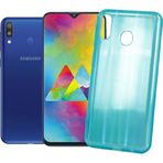 Case 4U Samsung Galaxy ile uyumlu M20 Dome Kılıf Mavi HBV00000K1GO1