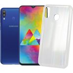 Case 4U Samsung Galaxy ile uyumlu M20 Dome Kılıf Şeffaf HBV00000K1GNZ